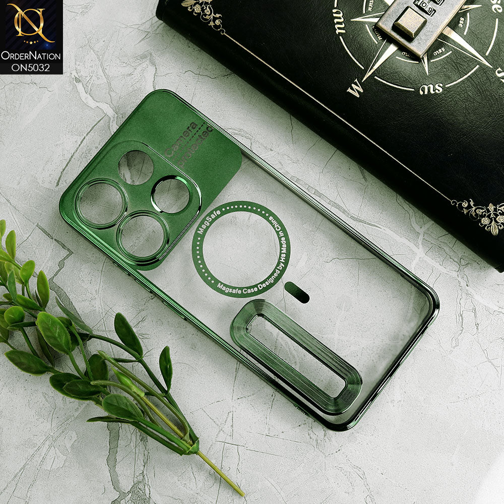 Ht Cover Smart Infinix Smart 7 HD Cover - Green - New Electroplating Color Borders Ca ...
