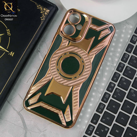 Sparx Neo 7 Ultra Cover - Green - Electroplating Shockproof Soft Silicon Case With Camera Protection Case