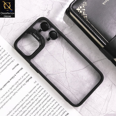 iPhone 13 Cover - Black - Trendy Case Pro Classic Camera Stand Soft Case With Camera Ring Protectors