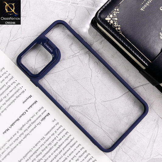 iPhone 8 Plus / 7 Plus Cover - Blue - Trendy Case Pro Classic Camera Stand Soft Case