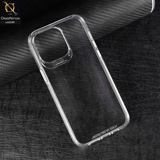 iPhone 15 Cover - Transparent - Gear4 Crystal Palace Clear Transparent D30 Protected Soft Case