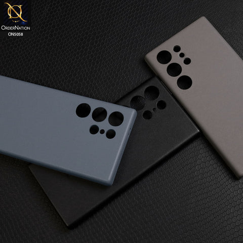 Samsung Galaxy S24 Ultra Cover - Titanium Gray - New Vegon Leathor Series - Leathor Premium Leathor Case