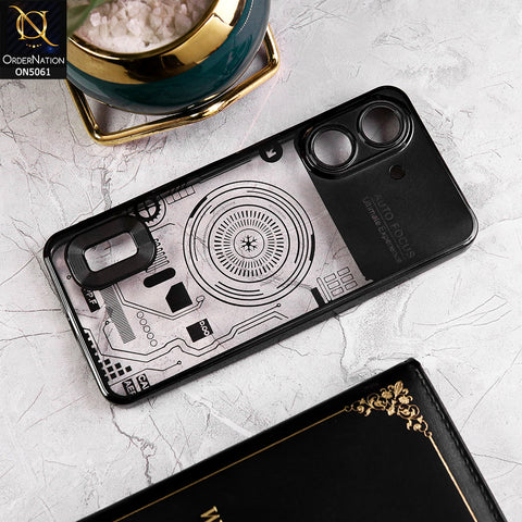Xiaomi Redmi 13C Cover - Black - New Design Electroplating Soft TPU Cases With Camera Protection