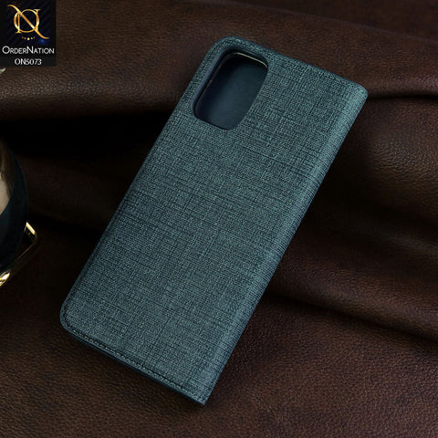 OnePlus 8T Cover - Blue - Lishen Classic Series - Premium Leather Magnatic Flip Book Case