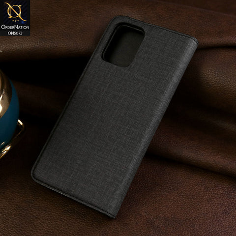 Samsung Galaxy S10 Lite Cover - Black - Lishen Classic Series - Premium Leather Magnatic Flip Book Case