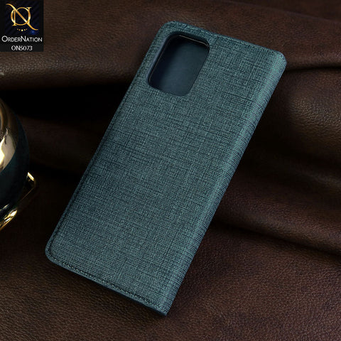 Samsung Galaxy S10 Lite Cover - Blue - Lishen Classic Series - Premium Leather Magnatic Flip Book Case
