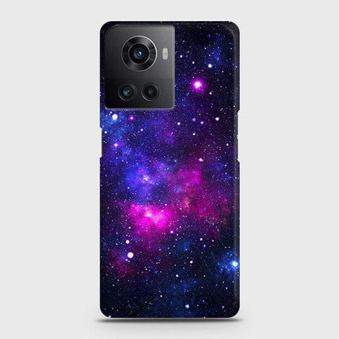 OnePlus 10R Cover - Dark Galaxy Stars Modern Printed Hard Case with Life Time Colors Guarantee