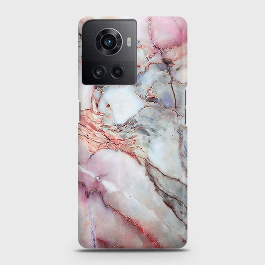 OnePlus 10R Cover - Violet Sky Marble Trendy Printed Hard Case with Life Time Colors Guarantee