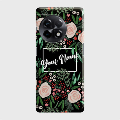 OnePlus Ace 2  Cover - Floral Series - Matte Finish - Snap On Hard Case with LifeTime Colors Guarantee