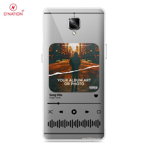 OnePlus 3 Cover - Personalised Album Art Series - 4 Designs - Clear Phone Case - Soft Silicon Borders