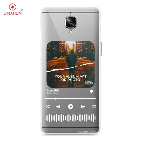 OnePlus 3 Cover - Personalised Album Art Series - 4 Designs - Clear Phone Case - Soft Silicon Borders