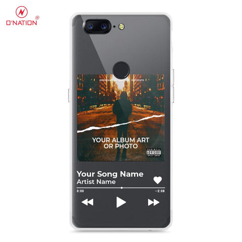 OnePlus 5T Cover - Personalised Album Art Series - 4 Designs - Clear Phone Case - Soft Silicon Borders