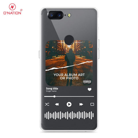 OnePlus 5T Cover - Personalised Album Art Series - 4 Designs - Clear Phone Case - Soft Silicon Borders