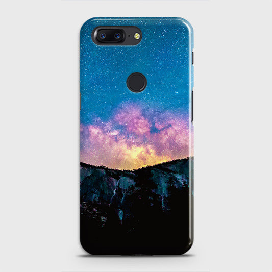 OnePlus 5T Cover - Embrace Dark Galaxy  Trendy Printed Hard Case with Life Time Colors Guarantee