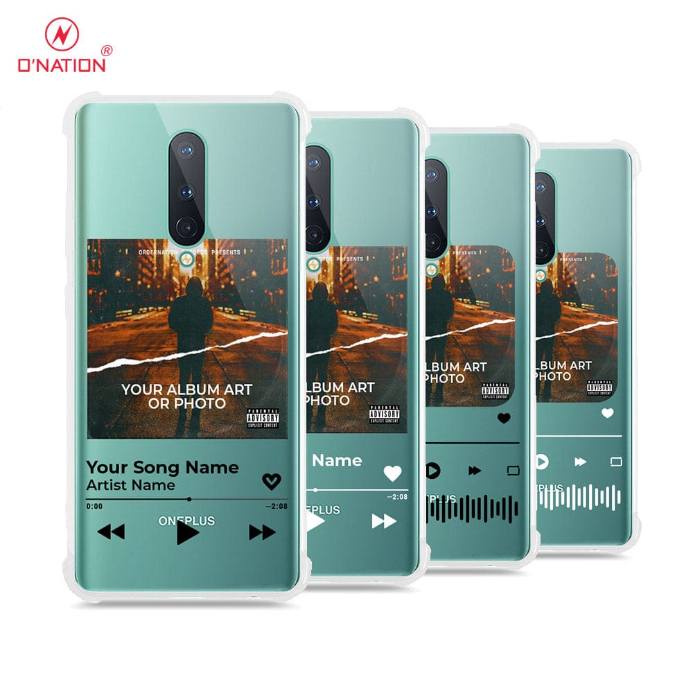 OnePlus 8 4G Cover - Personalised Album Art Series - 4 Designs - Clear Phone Case - Soft Silicon Borders