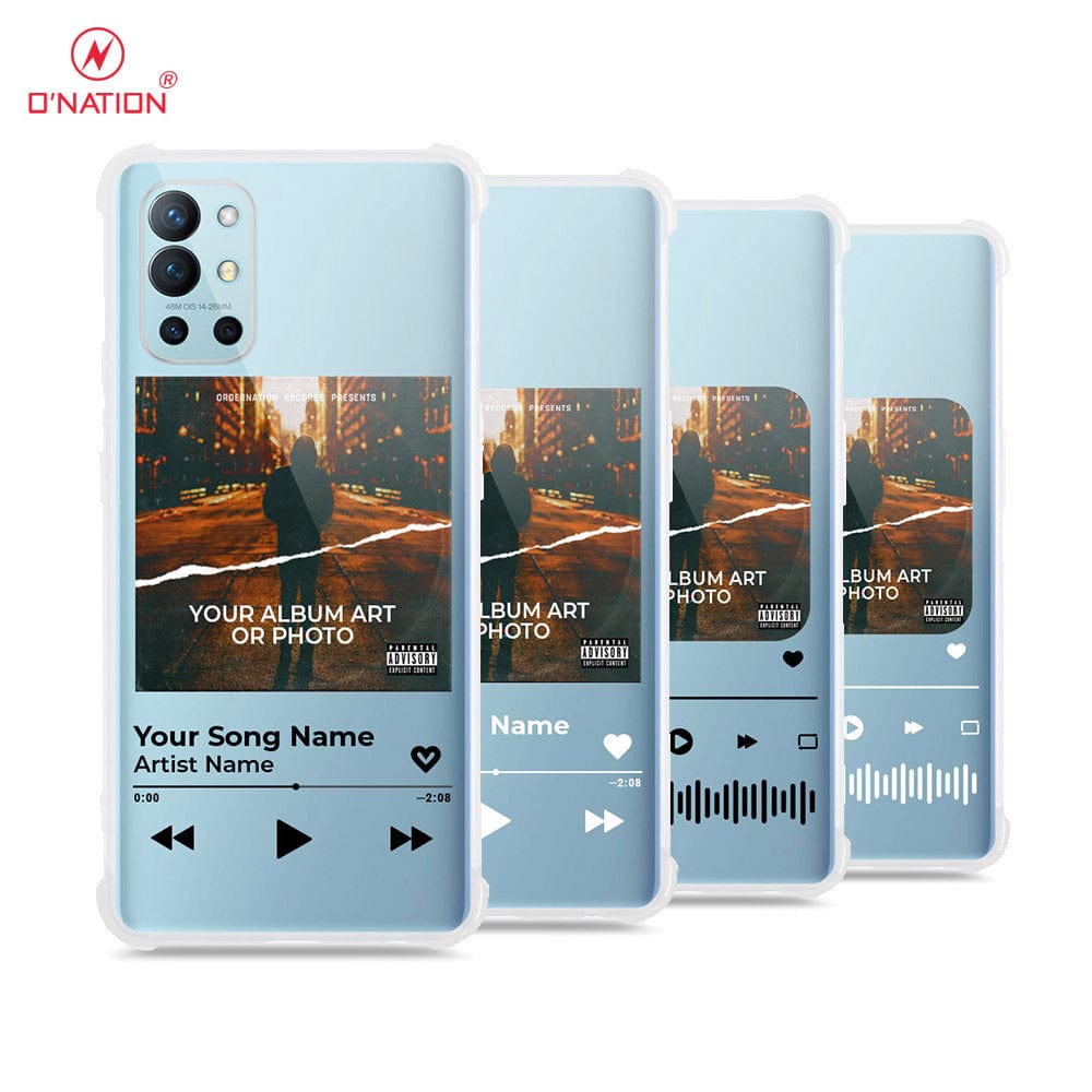 OnePlus 9R Cover - Personalised Album Art Series - 4 Designs - Clear Phone Case - Soft Silicon Borders