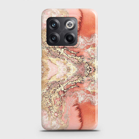 OnePlus Ace Pro Cover - Trendy Chic Rose Gold Marble Printed Hard Case with Life Time Colors Guarantee