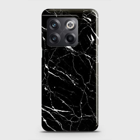 OnePlus Ace Pro Cover - Trendy Black Marble Printed Hard Case with Life Time Colors Guarantee