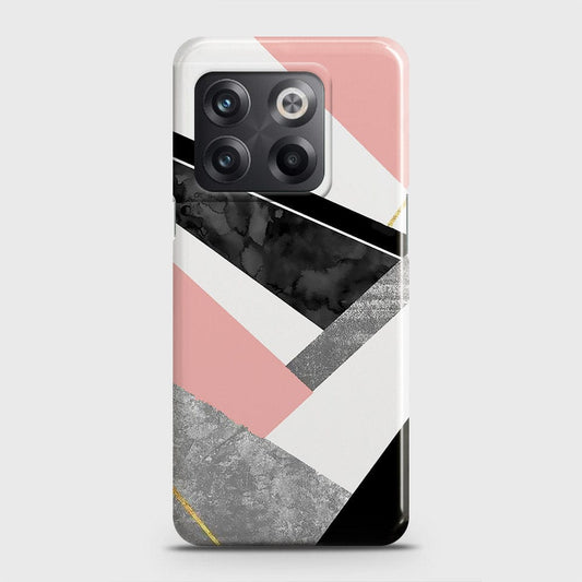 OnePlus Ace Pro Cover - Geometric Luxe Marble Trendy Printed Hard Case with Life Time Colors Guarantee
