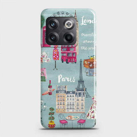 OnePlus Ace Pro Cover - London, Paris, New York ModernPrinted Hard Case with Life Time Colors Guarantee
