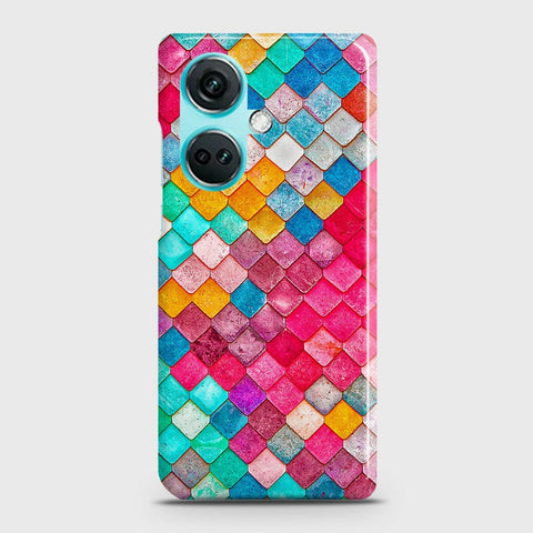 OnePlus Nord CE3 Cover - Chic Colorful Mermaid Printed Hard Case with Life Time Colors Guarantee