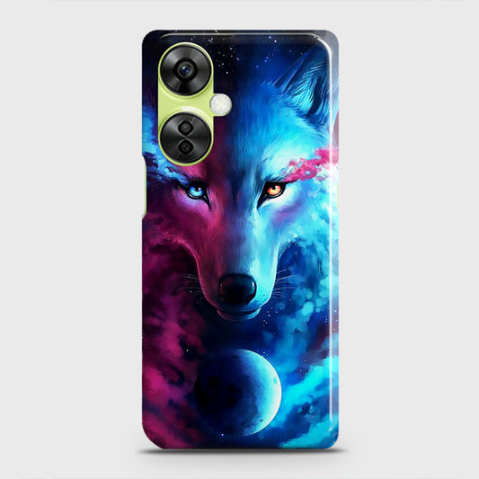 OnePlus Nord CE 3 Lite Cover - Infinity Wolf Trendy Printed Hard Case with Life Time Colors Guarantee