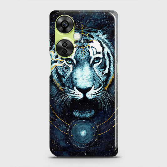 OnePlus Nord CE 3 Lite Cover - Vintage Galaxy Tiger Printed Hard Case with Life Time Colors Guarantee