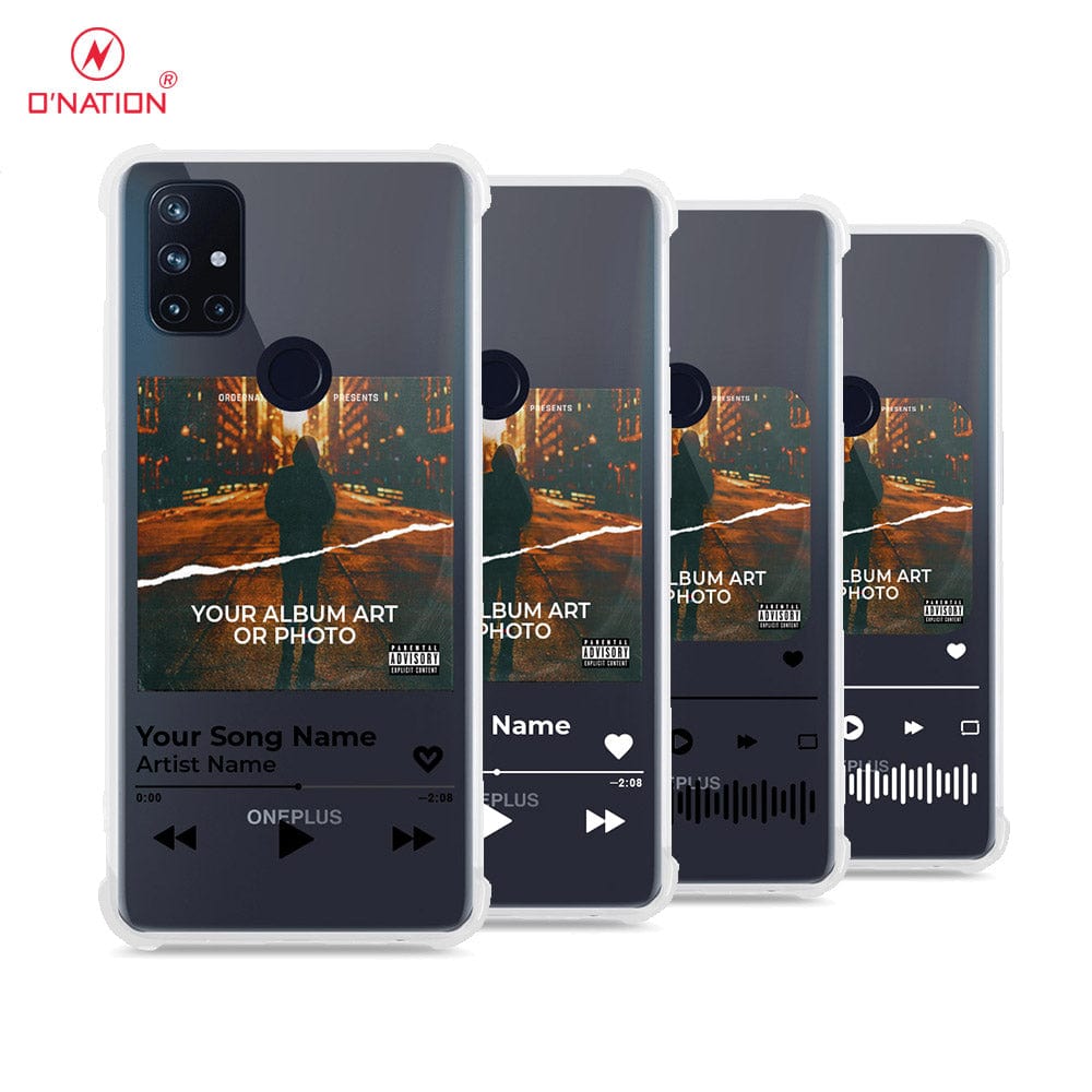 OnePlus Nord N10 Cover - Personalised Album Art Series - 4 Designs - Clear Phone Case - Soft Silicon Borders