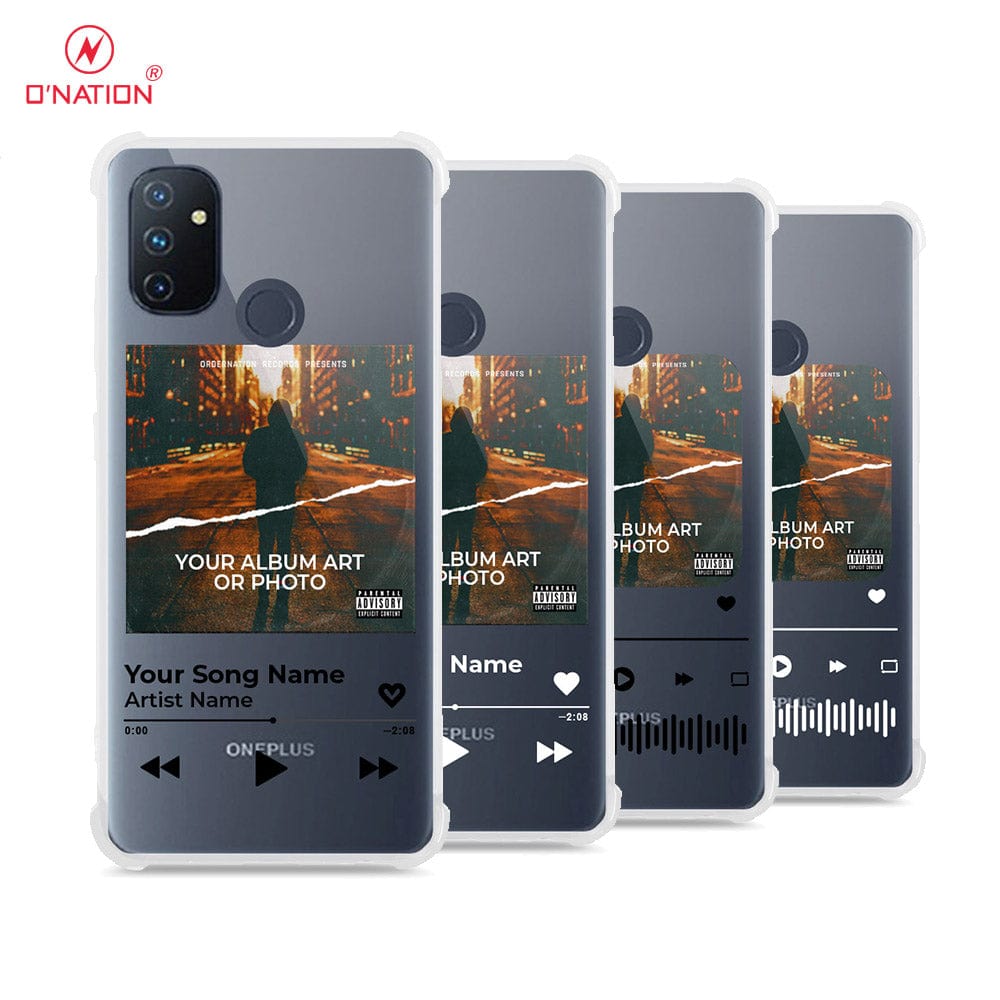 OnePlus Nord N100 Cover - Personalised Album Art Series - 4 Designs - Clear Phone Case - Soft Silicon Borders
