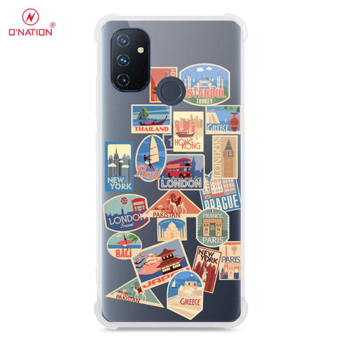 OnePlus Nord N100 Cover - Personalised Boarding Pass Ticket Series - 5 Designs - Clear Phone Case - Soft Silicon Borders