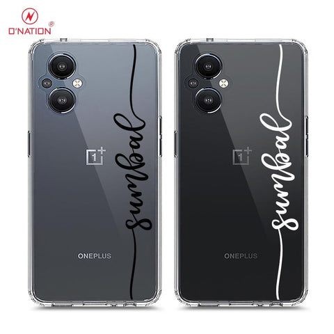 OnePlus Nord N20 5G Cover - Personalised Name Series - 8 Designs - Clear Phone Case - Soft Silicon Borders