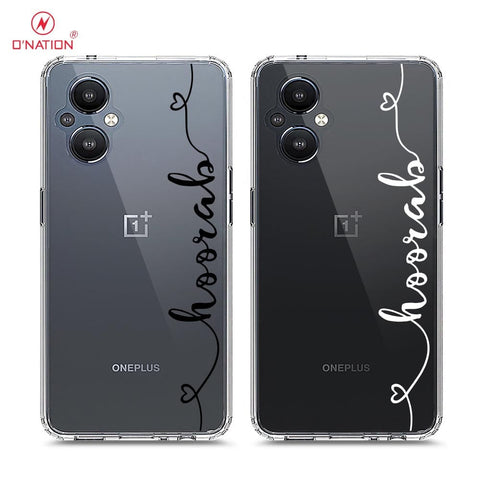 OnePlus Nord N20 5G Cover - Personalised Name Series - 8 Designs - Clear Phone Case - Soft Silicon Borders