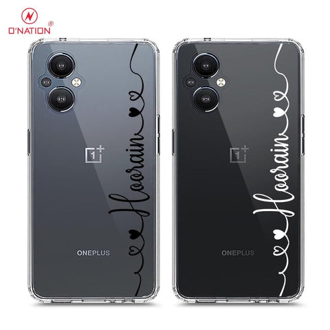 OnePlus Nord N20 5G Cover - Personalised Name Series - 8 Designs - Clear Phone Case - Soft Silicon Borders