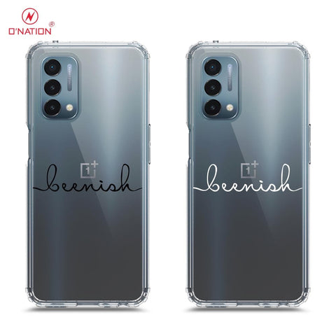 OnePlus Nord N200 5G Cover - Personalised Name Series - 8 Designs - Clear Phone Case - Soft Silicon Borders