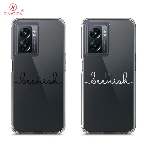 OnePlus Nord N300 Cover - Personalised Name Series - 8 Designs - Clear Phone Case - Soft Silicon Borders