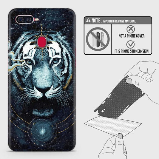 Realme 2 Pro Back Skin - Design 4 - Vintage Galaxy Tiger Skin Wrap Back Sticker