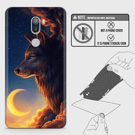 Xiaomi Mi 5s Plus Back Skin - Design 5 - Mighty Wolf Skin Wrap Back Sticker