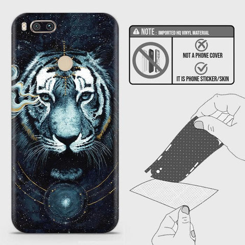 Xiaomi Mi A1 / Mi 5X Back Skin - Design 4 - Vintage Galaxy Tiger Skin Wrap Back Sticker