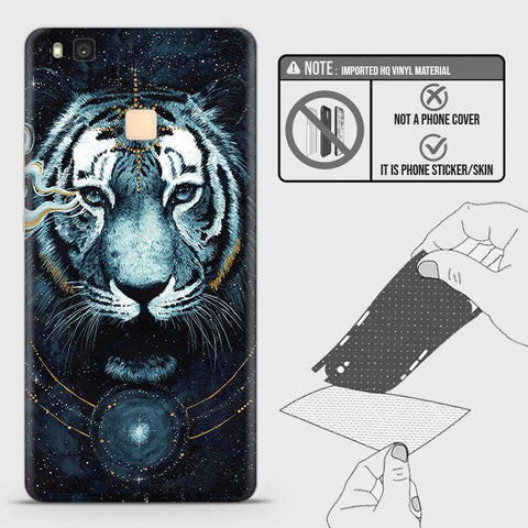 Huawei P9 Lite Back Skin - Design 4 - Vintage Galaxy Tiger Skin Wrap Back Sticker