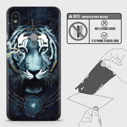 Xiaomi Redmi S2 / Y2 Back Skin - Design 4 - Vintage Galaxy Tiger Skin Wrap Back Sticker