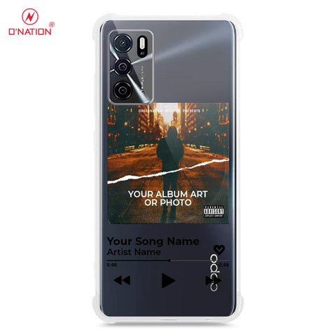 Oppo A16 Cover - Personalised Album Art Series - 4 Designs - Clear Phone Case - Soft Silicon Borders