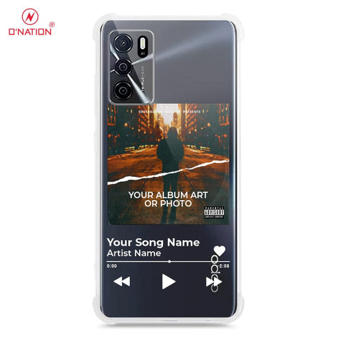 Oppo A16 Cover - Personalised Album Art Series - 4 Designs - Clear Phone Case - Soft Silicon Borders