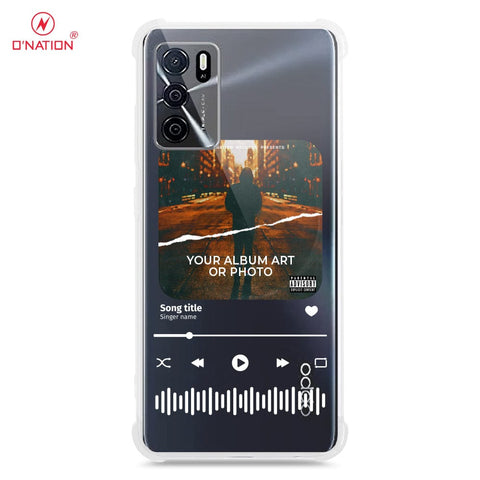 Oppo A16 Cover - Personalised Album Art Series - 4 Designs - Clear Phone Case - Soft Silicon Borders