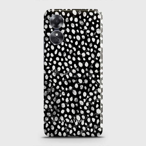 Oppo A17  Cover - Bold Dots Series - Matte Finish - Snap On Hard Case with LifeTime Colors Guarantee