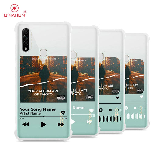 Oppo A31 Cover - Personalised Album Art Series - 4 Designs - Clear Phone Case - Soft Silicon Borders