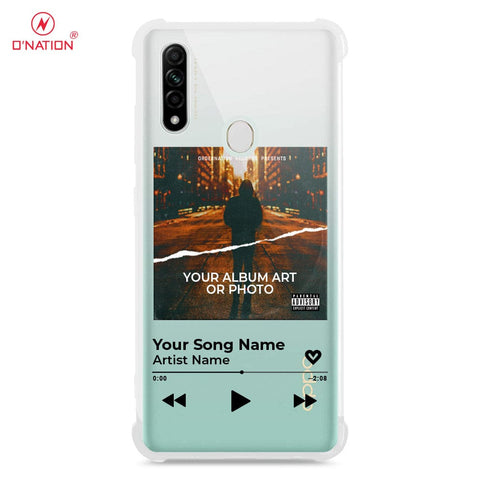 Oppo A31 Cover - Personalised Album Art Series - 4 Designs - Clear Phone Case - Soft Silicon Borders