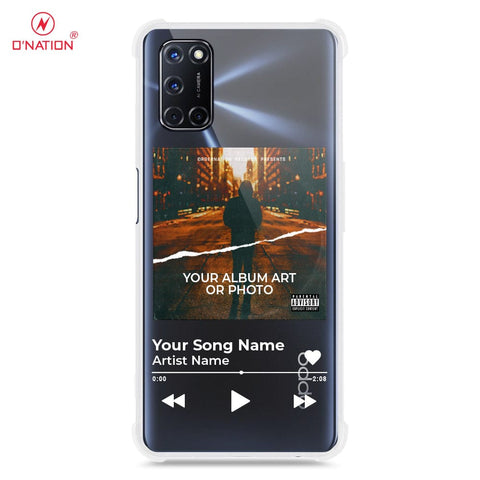 Oppo A52 Cover - Personalised Album Art Series - 4 Designs - Clear Phone Case - Soft Silicon Borders