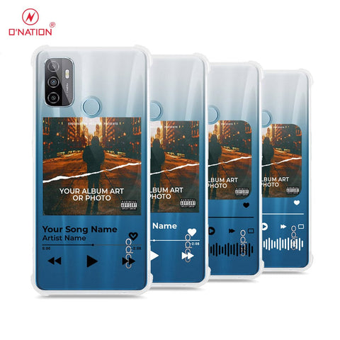 Oppo A53 Cover - Personalised Album Art Series - 4 Designs - Clear Phone Case - Soft Silicon Borders
