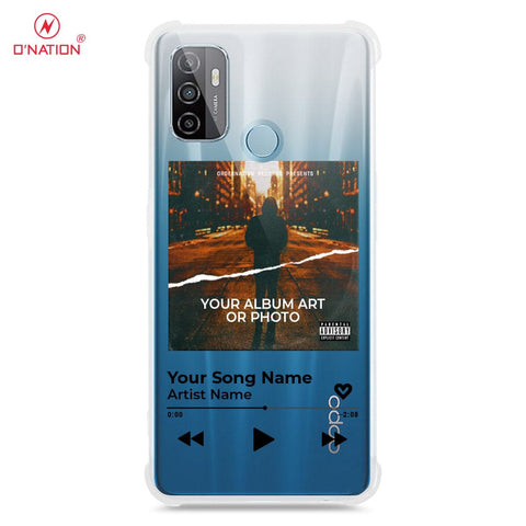 Oppo A53 Cover - Personalised Album Art Series - 4 Designs - Clear Phone Case - Soft Silicon Borders
