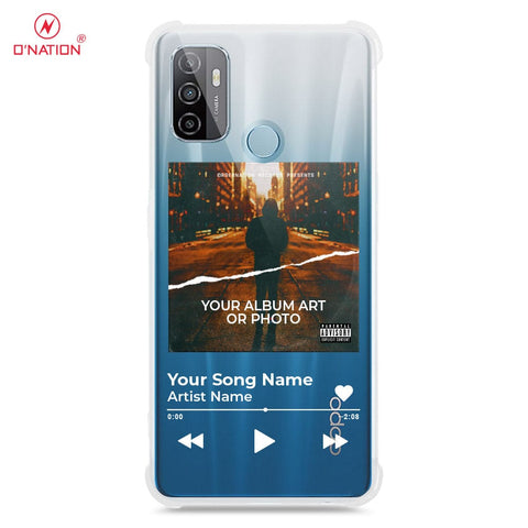 Oppo A53 Cover - Personalised Album Art Series - 4 Designs - Clear Phone Case - Soft Silicon Borders